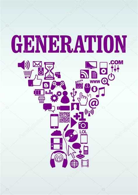 Generation Y — Stock Vector © Thomaspajot #9225406