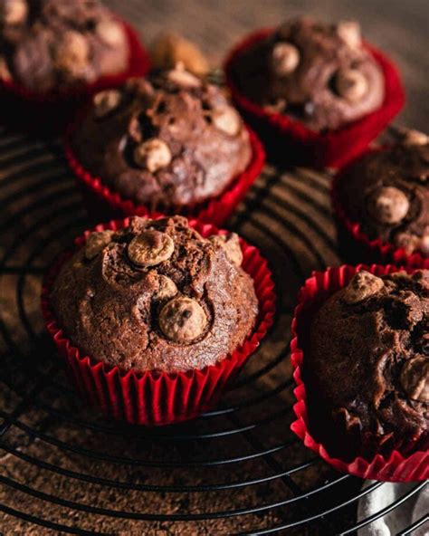 Easy Chocolate Muffins - VJ Cooks