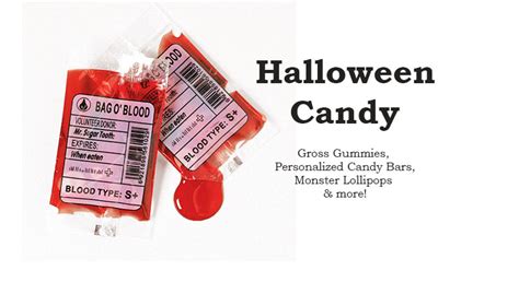 Fun Halloween Candy - Gross Gummy Eyeballs, Scary Lollipops, more