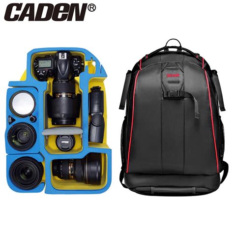 Aliexpress.com : Buy Caden professional Camera bag backpack shoulders waterproof black ...