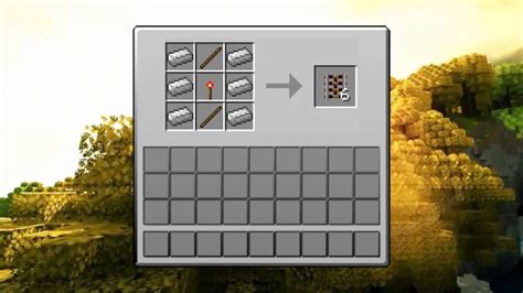 How to Craft Activator Rail Minecraft [PC] - YouTube