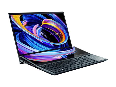 ASUS ZenBook Pro Duo 15 OLED UX582 Laptop, 15.6" OLED 4K UHD Touch Display, Intel Core i9 ...
