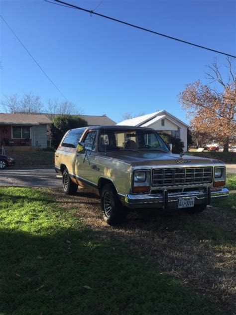 1985 Dodge Prospector - Classic Dodge Ramcharger 1985 for sale