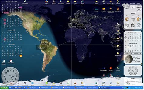 World Clock Map Real Time