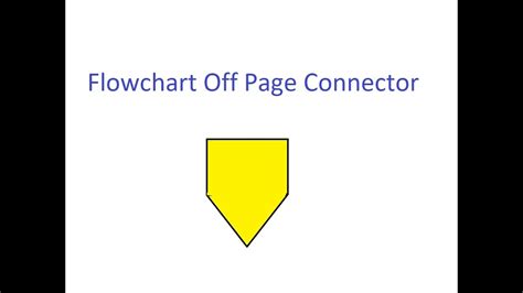 Flowchart Off Page Connector