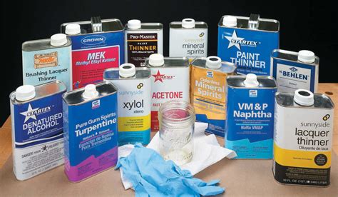 A Guide To Finishing Solvents | Woodsmith