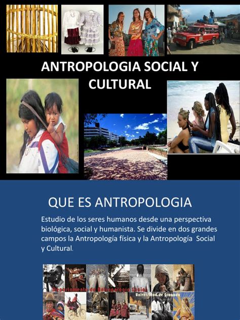 Antropologia Social y Cultural | Etnografía | Antropología