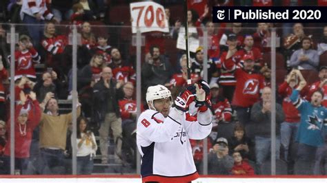 Alex Ovechkin Scores Goal No. 700 in a Loss to the Devils - The New ...