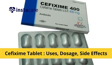 Cefixime Tablet - Uses Side Effects And Price In Pakistan