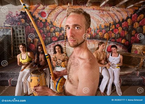 Capoeira Performer Playing Music Stock Image - Image of arts, friend ...