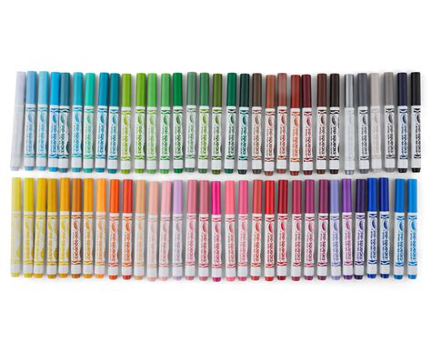 Crayola Pip-Squeaks Skinnies Washable Markers 64-Pack | Mumgo.com.au