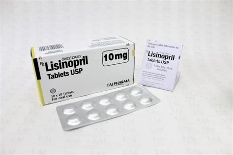 Lisinopril tablets, Lisinopril tablets product of India, taj drug product, Drug Information ...