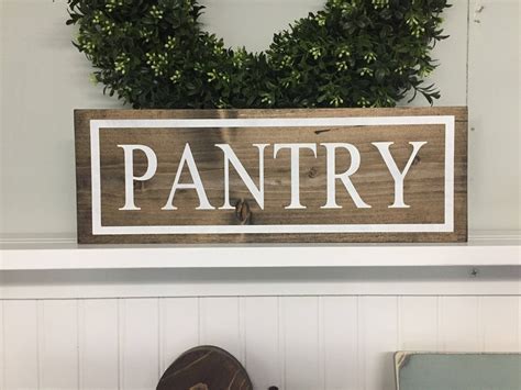 Pantry Pantry Sign Pantry Signs Pantry Wood Sign Kitchen - Etsy