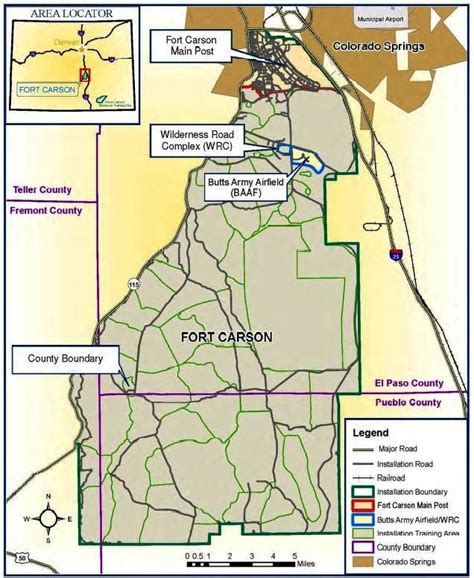 Fort Carson Map | World Map 07