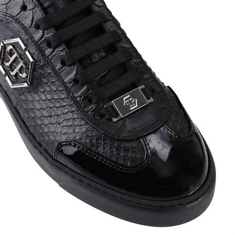 Philipp Plein Outlet: Shoes men | Sneakers Philipp Plein Men Black ...