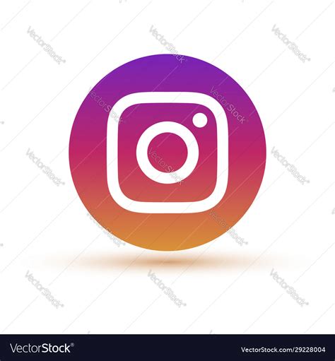 Instagram logo icon Royalty Free Vector Image - VectorStock