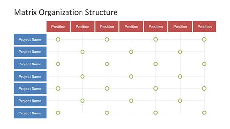 Matrix Organization Structure PowerPoint Template - SlideModel