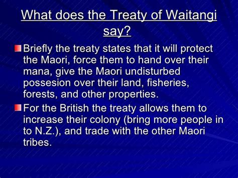 The Treaty Of Waitangi