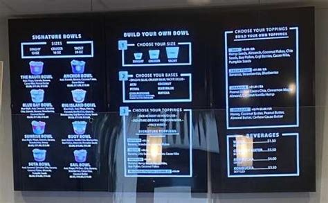 Nautical Bowls menu in Maple Grove, Minnesota, USA