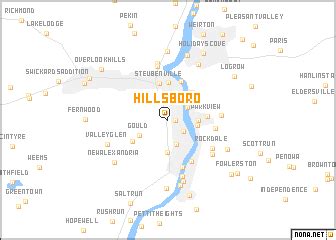 Hillsboro (United States - USA) map - nona.net