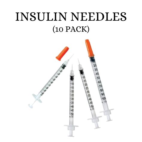 Insulin needles 1ml - 10 Pack Beautilogix Online