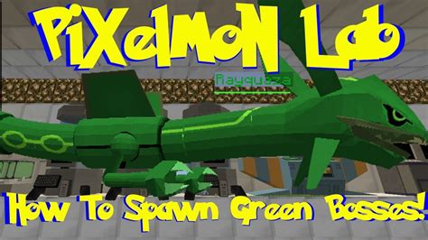 Pixelmon Lab: How To Spawn New Green Boss Pokemon! (+ New Boss Drop ...