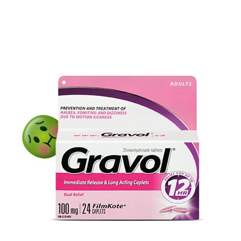 GRAVOL™ IMMEDIATE RELEASE & LONG ACTING CAPLETS | Gravol™