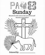 Palm Sunday Coloring Page Sketch sketch template