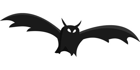 Bat Silhouette Black · Free vector graphic on Pixabay