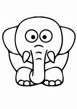 Free Printable Elephant Coloring Pages For Kids sketch template