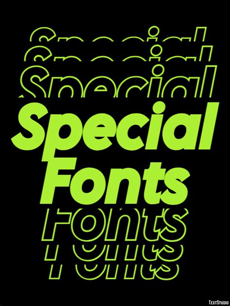 Special Fonts Text Effect and Logo Design Font