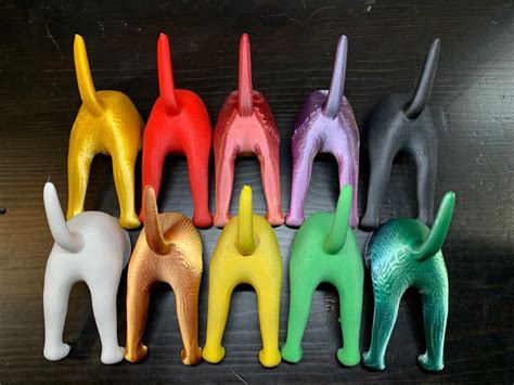 Dog butt Hook multi packs - Tons of colors! — Pittsburgh3DPrints.com