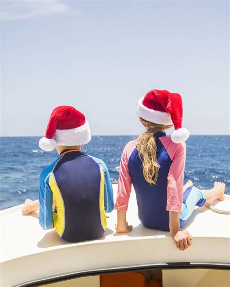 Christmas Caribbean Girl on Beach Stock Photo - Image of hair, christmas: 17512454