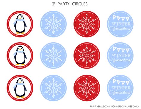 Free Winter Wonderland Party Printables | Catch My Party