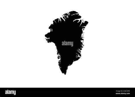 Greenland map outline vector illustration Stock Vector Image & Art - Alamy