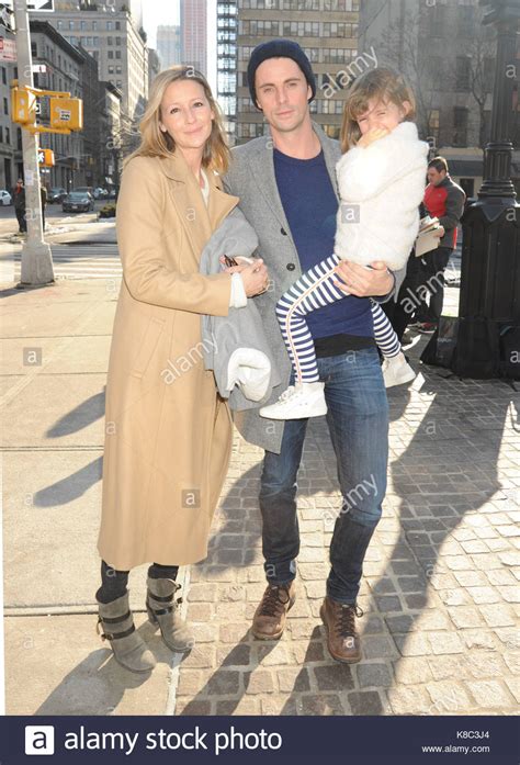 Sophie Dymoke, Matthew Goode and daughter Matilda Eve Goode Stock Photo ...