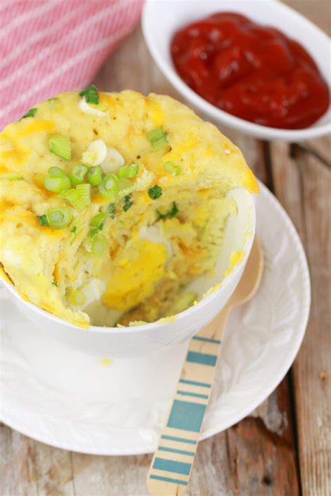 Microwave Egg MugMuffin (Microwave Mug Meals) | Bigger Bolder Baking