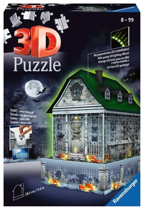 Haunted House - Night Edition | 3D Puzzle Buildings | 3D Puzzles | Products | ca_en | Haunted ...