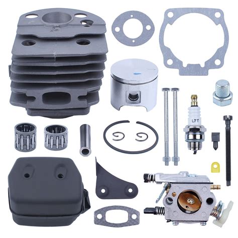 46mm Big Bore Cylinder Carburetor Repair Kt For Husqvarna 51 55 ...