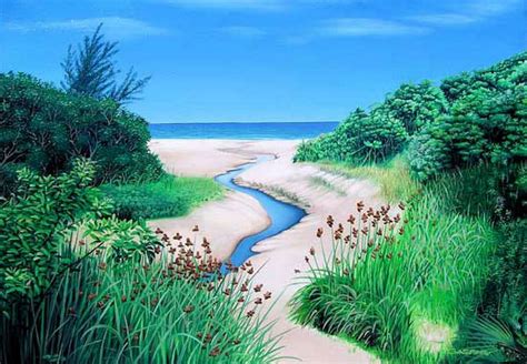 Cuadros Modernos Pinturas y Dibujos : Cuadro de Paisajes Naturales