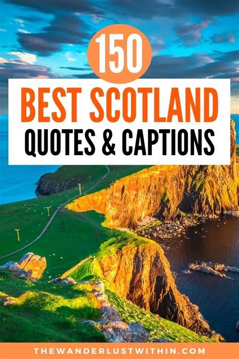 150 Best Scotland Quotes and Scotland Instagram Captions to Inspire Your Trip 2024 | Scotland ...