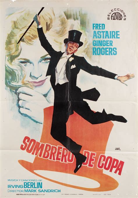 Top Hat Original R1964 Spanish B1 Movie Poster - Posteritati Movie Poster Gallery