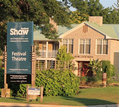 Shaw Club Hotel & Spa - right across the street from the Shaw Festival Theatre