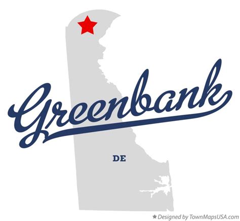 Map of Greenbank, DE, Delaware