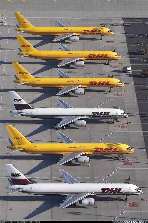 DHL Boeing 757-236(SF) freighters in Leipzig/Halle (EDDP) Boeing Aircraft, Passenger Aircraft ...