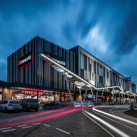 Cineworld Whiteley - Rockpanel | Cinema architecture, Factory architecture, Facade design