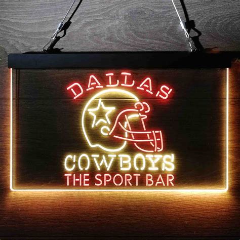 Personalized Dallas Cowboys Man Cave LED Neon Sign Man Cave | Etsy