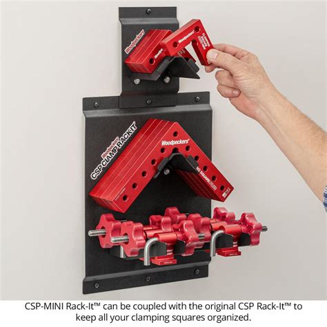 Mini Clamping Squares Plus - Woodpeckers CSP-M-RI Rack-It