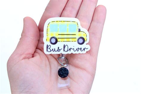 School Bus Driver Badge ReelBus Driver Badge Reel Bus | Etsy