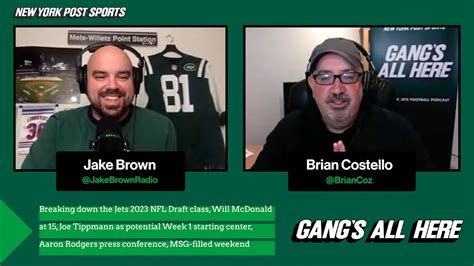 Evaluating The 2023 Jets Draft Class | Ep. 141 | Gang's All Here ...